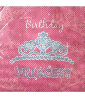 Birthday Princess Lunch Napkins (16ct)