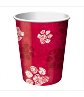 Puppy Party Red 9oz Paper Cups (8ct)