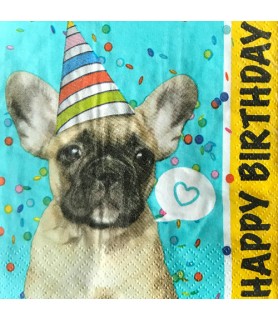 Birthday Cats and Dogs Small Napkins (16ct)