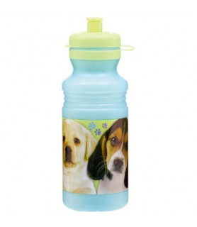 Puppy Party Plastic Water Bottle (1ct)