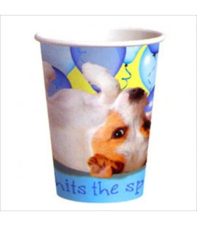 Puppy Party 9oz Paper Cups (8ct)