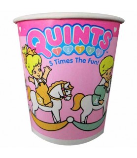 Quints Vintage 1990 7oz Paper Cups (8ct)