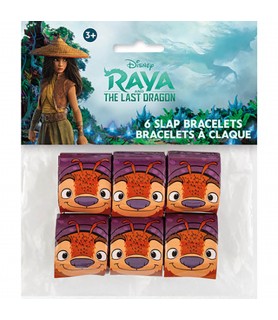 Disney Raya and the Last Dragon Slap Bracelets / Favors (6ct)