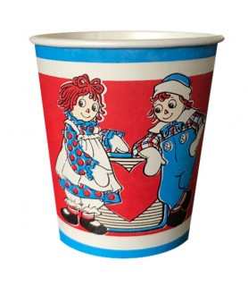Raggedy Ann and Andy Vintage 1988 7oz Paper Cups (8ct)