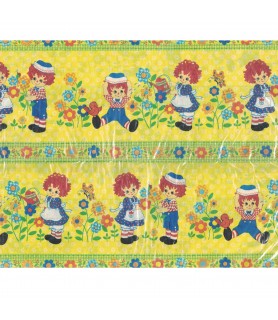 Raggedy Ann and Andy Vintage All Occasion Folded Gift Wrap (2 sheets)