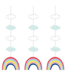 Over the Rainbow Hanging Cutouts (3ct)