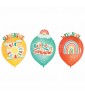 Birthday 'Retro Rainbow' Latex Balloon Kit (1ct)