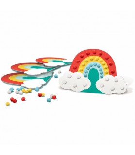 Birthday 'Retro Rainbow' Craft Kit / Favors (1ct)