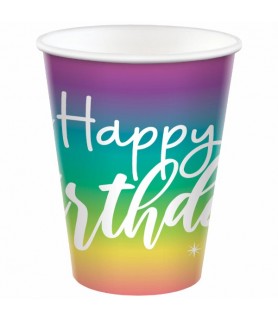 Sparkle Birthday 9oz Paper Cups (8ct)