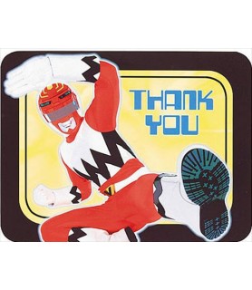 Power Rangers 'Red Ranger' Thank You Notes w/ Env. (8ct)