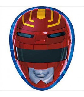 Power Rangers 'Red Ranger' Shaped Paper Plates (8ct)