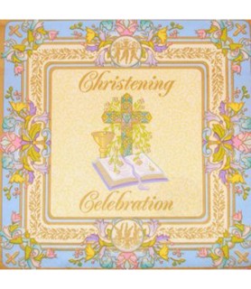 Christening 'Blessed Events' Small Napkins (16ct)