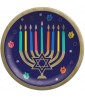 Religious 'Hanukkah Joy' Extra Large Paper Plates Value Party Pack (20ct)