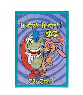 Ren & Stimpy Vintage 1995 'Happy Happy Joy Joy' Favor Bags (8ct)