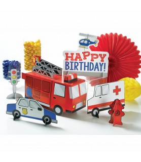 Rescue Vehicles 'First Responders' Centerpiece Table Decorating Kit (1ct)