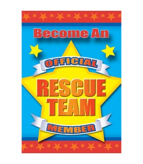 Rescue Teams Invitations w/ Envelopes (8ct)