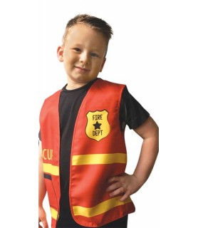 Rescue Vehicles 'First Responders' Fire Department Fabric Vest (1pc)