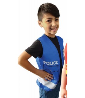 Rescue Vehicles 'First Responders' Police Officer Fabric Vest (1pc)