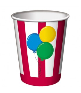 Circus Time 9oz Paper Cups (8ct)