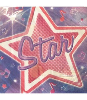 Rock On Girl 'You're a Star' Small Napkins (16ct)