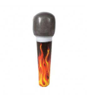 Music & Disco Inflatable Microphone / Favor (1ct)
