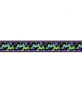 Rock and Roll Border Roll Decoration (1ct)