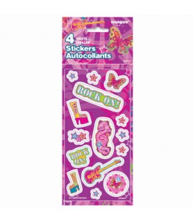 Rock On Girl Stickers (4 sheets)