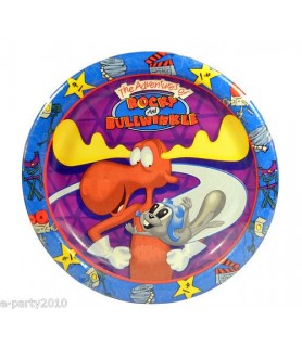 Rocky and Bullwinkle Small Paper Plates (8ct)