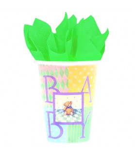 'Soft and Sweet' Baby Shower 9oz Paper Cups (8ct)