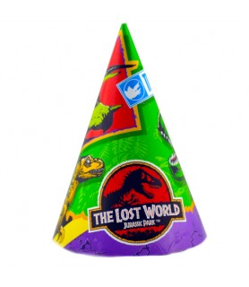 Jurassic Park 'Lost World' Cone Hats (8ct)