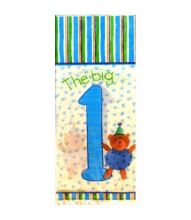 1st Birthday 'The Big One' Teddy Bear Cello Favor Bags w/ Twist Ties (8ct)