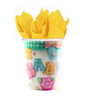 Baby Shower Quilt 9oz Paper Cups (8ct)