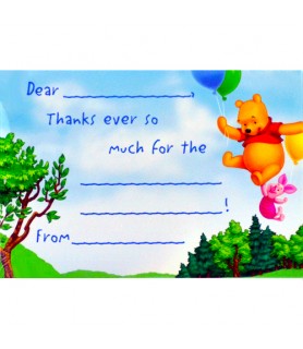 Winnie the Pooh 'Pooh's Playtime' Thank You Notes w/ Envelopes (8ct)