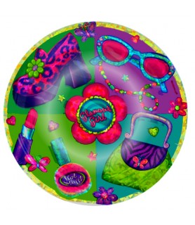 Glamour Girl Large Paper Plates (8ct)