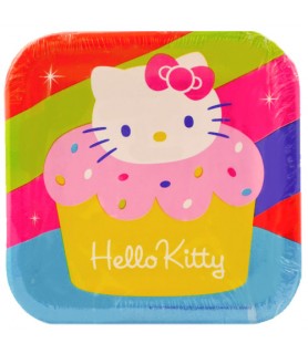 Hello Kitty 'Cupcake' Small Paper Plates (8ct)