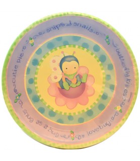 Baby Shower 'Snuggle Bugs' Large Paper Plates (8ct)