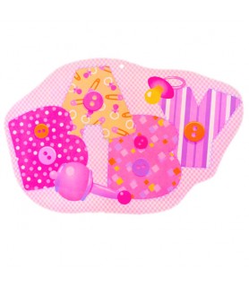 Baby Pink Stitching Cutout (1ct)