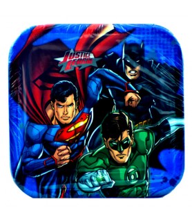 Justice League Rescue Small Paper Plates (8ct)