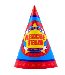 Rescue Team Cone Hats (8ct)