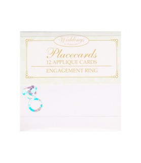 Bridal Shower Diamond Ring Place Cards (12ct)
