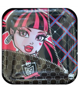 Monster High Small Square Paper Plates (8ct)