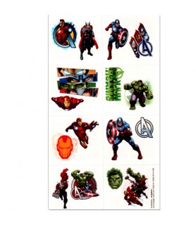 Avengers 'Assemble' Temporary Tattoos (1 sheet)