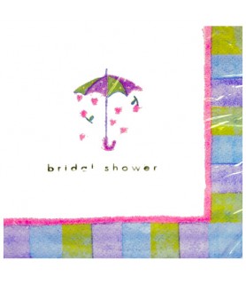 Bridal Shower Umbrella Small Napkins (16ct)