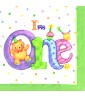 'My 1st Birthday' Teddy Bear Lunch Napkins (16ct)