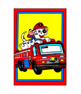 Rescue Vehicles 'Dalmatian Station' Favor Bags (8ct)