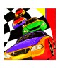 Racing 'Checkered Flag' Small Napkins (16ct)