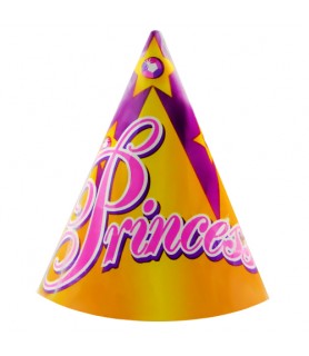Princess Crown Cone Hats (8ct)