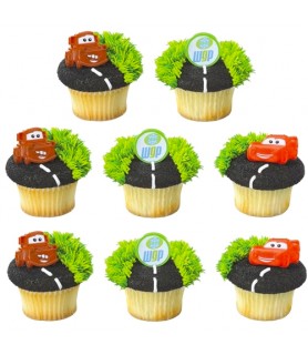 Cars 2 Cupcake Rings / Toppers (8ct)