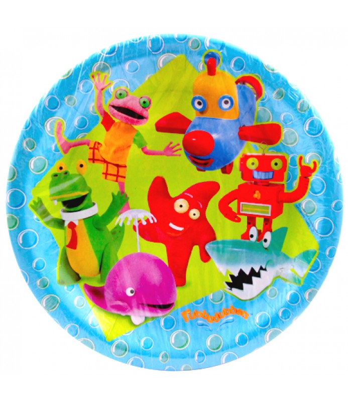 9 Trolls Round Paper Party Plate, 8ct