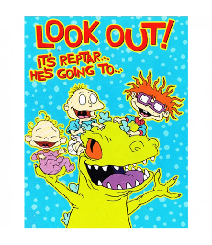 Rugrats 'Reptar' Greeting Card w/ Envelopes (1ct)